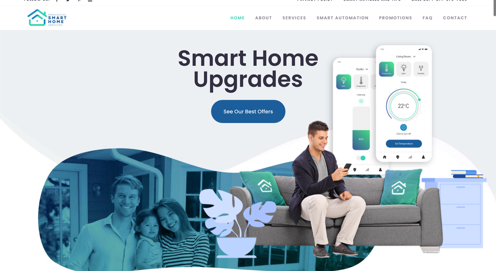Shop Provincial homepage — Smart Home Upgrades hero with See Our Best Offers